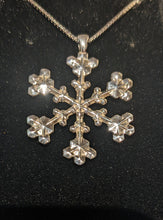 Load image into Gallery viewer, Snowflake 1&#39;&#39; Sterling Silver