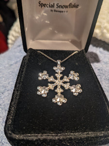 Snowflake 1'' Sterling Silver