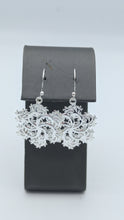 Load image into Gallery viewer, Six-Pointed Earrings Silver