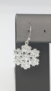 Six-Pointed Earrings Silver